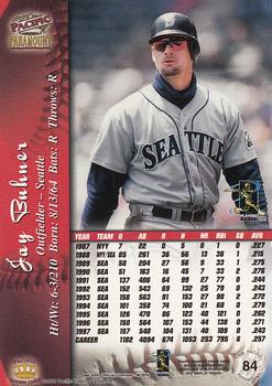 1998 Pacific Paramount - Copper #84 Jay Buhner Back