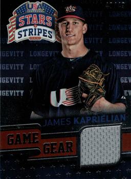 2015 Panini USA Baseball Stars & Stripes - Game Gear Materials #45 James Kaprielian Front