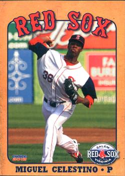 2012 Choice Salem Red Sox #04 Miguel Celestino Front