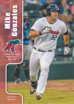 2014 Grandstand Fort Myers Miracle #NNO Mike Gonzales Front