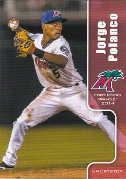 2014 Grandstand Fort Myers Miracle #NNO Jorge Polanco Front