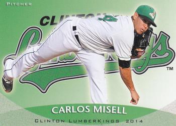2014 Grandstand Clinton LumberKings #NNO Carlos Misell Front