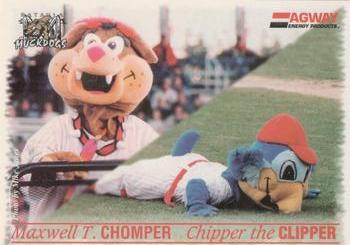 2001 Agway Batavia Muckdogs 1990s Stars #15 Maxwell T. Chomper III / Chipper The Clipper Front