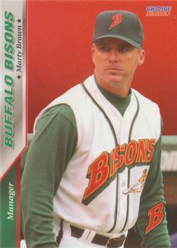 2003 Choice Buffalo Bisons #27 Marty Brown Front