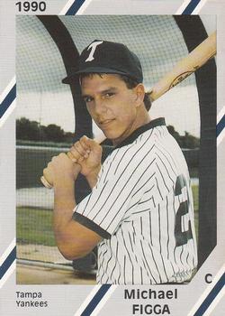 1990 Diamond Cards Tampa Yankees #8 Michael Figga Front