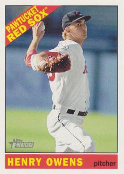 2015 Topps Heritage Minor League #215 Henry Owens Front