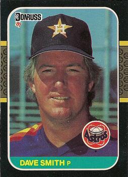 1987 Donruss #308 Dave Smith Front