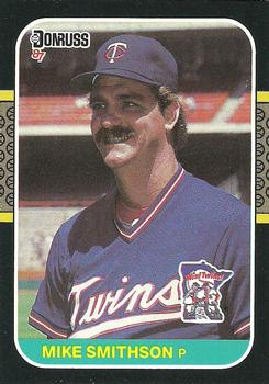 1987 Donruss #245 Mike Smithson Front