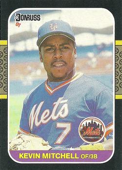 1987 Donruss #599 Kevin Mitchell Front