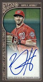 2015 Topps Gypsy Queen - Mini Autographs #MA-BH Bryce Harper Front