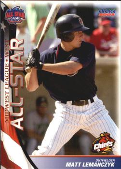 2003 Choice Midwest League All-Stars #52 Matt Lemanczyk Front