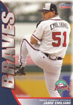 2003 Choice Richmond Braves #05 Jamie Emiliano Front