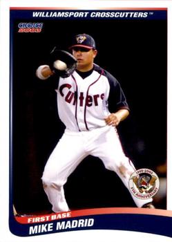 2003 Choice Williamsport Crosscutters #14 Mike Madrid Front