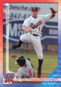 2003 Grandstand Eastern League Top Prospects #NNO Mike Fontenot Front