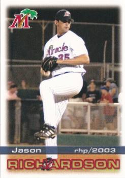 2003 Grandstand Fort Myers Miracle #NNO Jason Richardson Front
