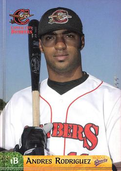 2003 MultiAd Capital City Bombers #23 Andres Rodriguez Front