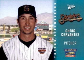 2003 MultiAd Tucson Sidewinders #31 Chris Cervantes Front