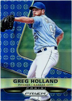 2015 Panini Prizm - Blue Baseball Prizms #10 Greg Holland Front