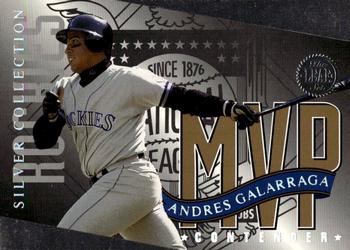 1994 Leaf - MVP Contender Silver Collection National League #NNO Andres Galarraga Front