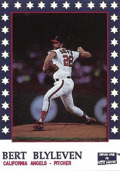 1992 California Angels Police #NNO Bert Blyleven Front