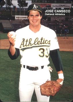 1989 Mother's Cookies Jose Canseco #1 Jose Canseco Front