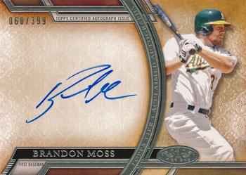 2015 Topps Tier One - Acclaimed Autographs #AA-BMO Brandon Moss Front
