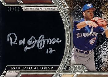 2015 Topps Tier One - Acclaimed Autographs Silver Ink #AA-RA Roberto Alomar Front