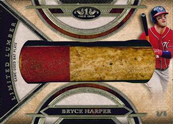 2015 Topps Tier One - Limited Lumber #LL-BHA Bryce Harper Front