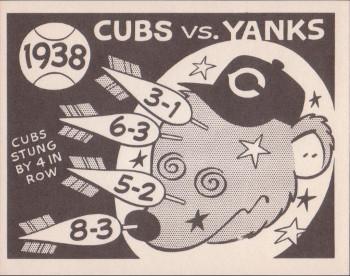 1967 Laughlin World Series #35 1938 Cubs vs Yanks Front