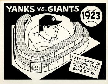 1967 Laughlin World Series #20 1923 Yanks vs Giants Front