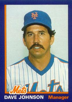 1984 New York Mets MVP Club #1 Dave Johnson Front