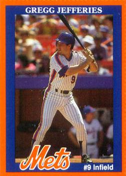 1989 New York Mets Junior Mets Club #NNO Gregg Jefferies Front