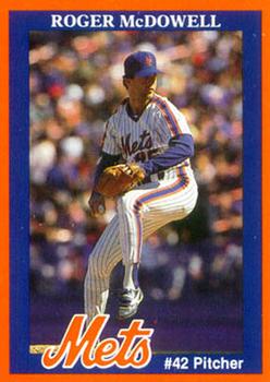1989 New York Mets Junior Mets Club #NNO Roger McDowell Front