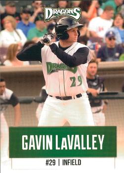 2015 Dayton Dragons #NNO Gavin LaValley Front