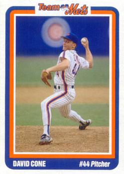 1991 New York Mets Team Mets Club #NNO David Cone Front