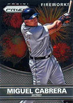 2015 Panini Prizm - Fireworks #3 Miguel Cabrera Front