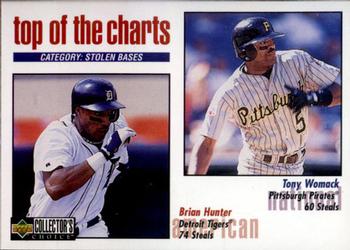 1998 Collector's Choice #256 Brian Hunter / Tony Womack Front