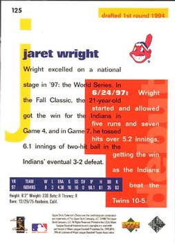 1998 Collector's Choice #125 Jaret Wright Back
