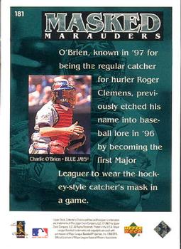1998 Collector's Choice #181 Charlie O'Brien Back