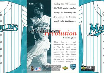 1998 Collector's Choice - Evolution Revolution #ER11 Gary Sheffield Back