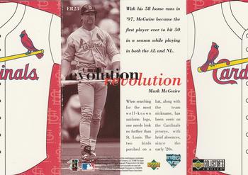 1998 Collector's Choice - Evolution Revolution #ER23 Mark McGwire Back
