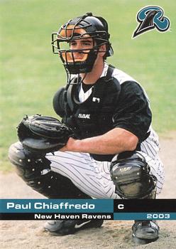 2003 Grandstand New Haven Ravens #NNO Paul Chiaffredo Front