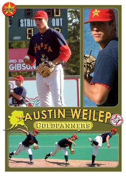 2005 Alaska Goldpanners #7 Austin Weilep / Chad Corona Front