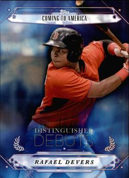2015 Topps Pro Debut - Distinguished Debuts #DD-25 Rafael Devers Front