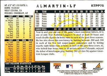 1998 Score Rookie & Traded - Showcase Series #RTPP75 Al Martin Back