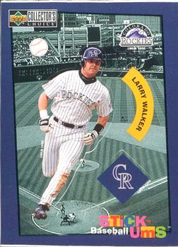 1998 Collector's Choice - Stick-Ums #12 Larry Walker Front
