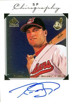 1998 SP Authentic - Chirography #RB Russell Branyan Front