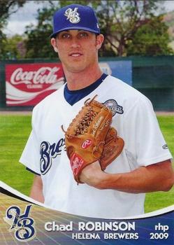 2009 Grandstand Helena Brewers #NNO26 Chad Robinson Front