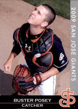 2009 Grandstand San Jose Giants #1 Buster Posey Front