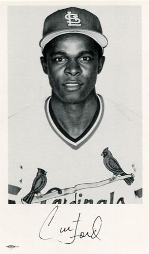 1988 St. Louis Cardinals Photocards #NNO Curt Ford Front